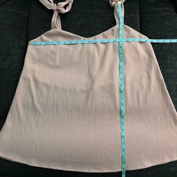 White Birch Tie Strap Top Lined Tank Top - Picture 10 of 10